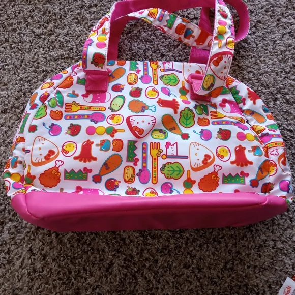 Hello Kitty Women's Bento Weekender Bag Pink Size Large - Picture 5 of 9